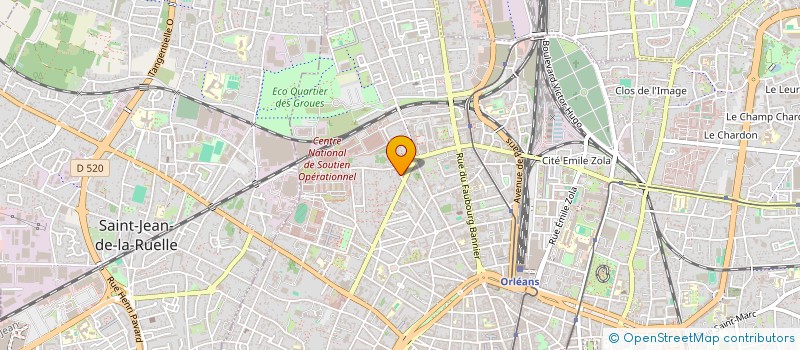 localisation de l'entreprise TURBY  ORLEANS