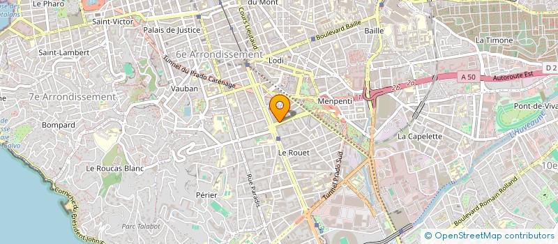 localisation de l'entreprise TURCAT VISION SUD III à MARSEILLE