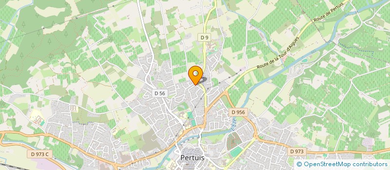 localisation de l'entreprise TURCAUD  PERTUIS