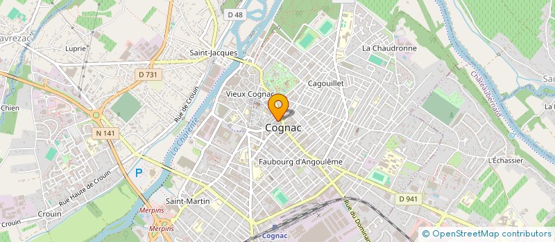 localisation de l'entreprise TURCAUD AND CO à COGNAC