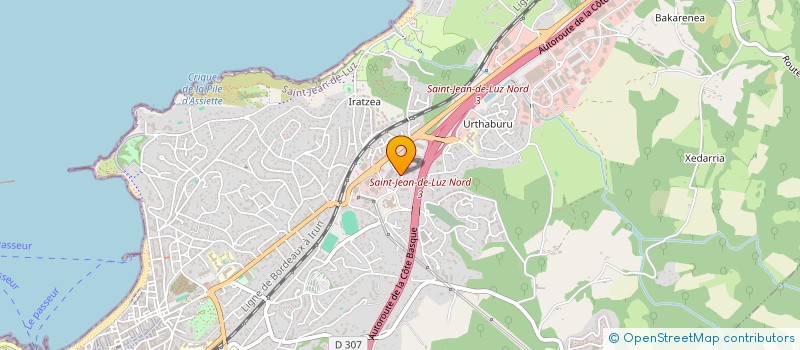 localisation de l'entreprise TURCIN à SAINT-JEAN-DE-LUZ