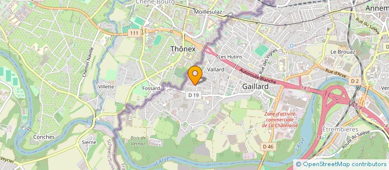localisation de l'entreprise TURCOBAT SARL à GAILLARD