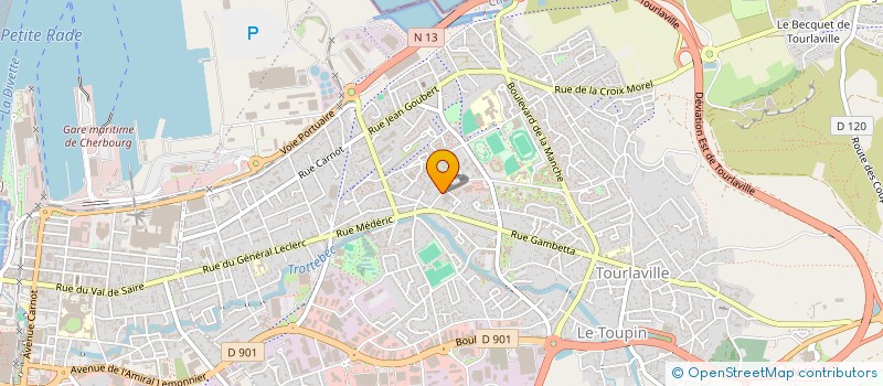 localisation de l'entreprise TURCQ  CHERBOURG-EN-COTENTIN