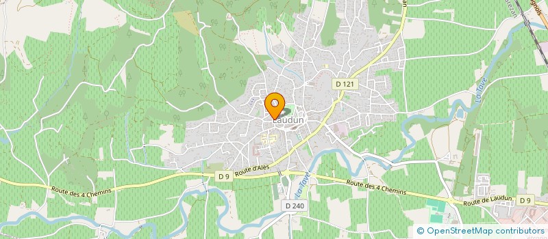 localisation de l'entreprise TURCY PRADE ROCHER à LAUDUN-L'ARDOISE