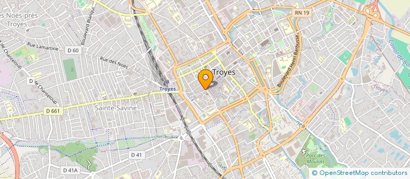 localisation de l'entreprise TURENNE à TROYES