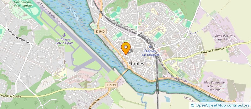 localisation de l'entreprise TURENNE CONSEIL à ETAPLES