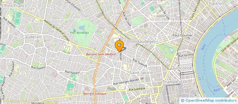 localisation de l'entreprise TURENNE CONSEIL  BORDEAUX