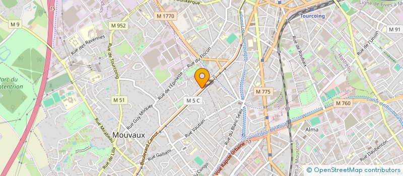 localisation de l'entreprise TURENNE CONSULTING GROUP  MOUVAUX