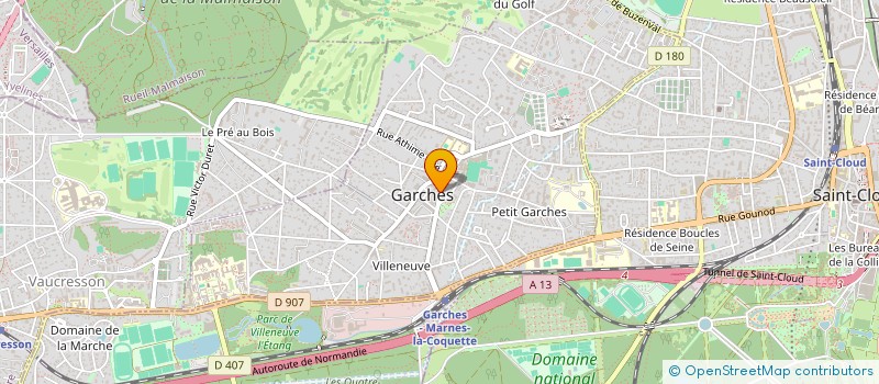 localisation de l'entreprise TURFU à GARCHES