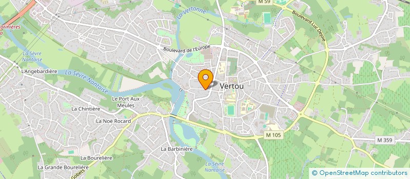 localisation de l'entreprise TURGIS  VERTOU