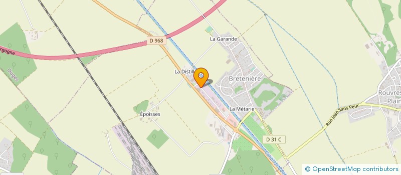 localisation de l'entreprise TURGIS ET GAILLARD INDUSTRIE BOURGOGNE à BRETENIERE