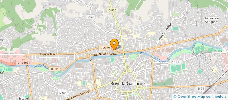 localisation de l'entreprise TURGOT  OBJAT