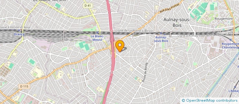 localisation de l'entreprise TURGOT AUTOMOBILES à AULNAY-SOUS-BOIS