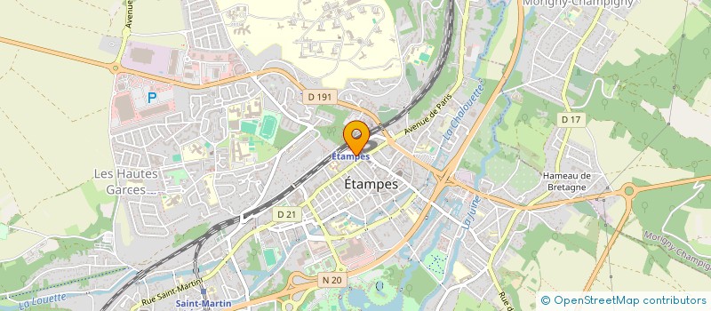 localisation de l'entreprise TURHAN à ETAMPES