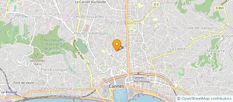localisation de l'entreprise TURID à CANNES