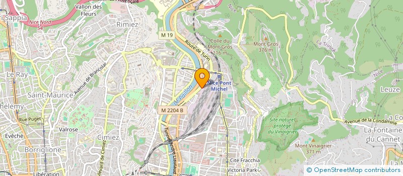 localisation de l'entreprise TURIN D'AZUR à NICE