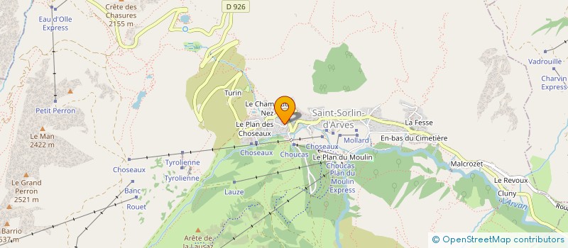 localisation de l'entreprise TURINAZ / CASTELLI  SAINT-SORLIN-D'ARVES