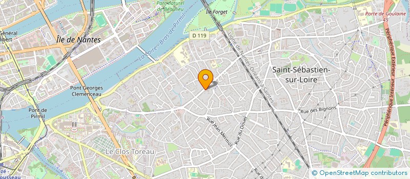 localisation de l'entreprise TURING LAMBDA HOLDING  SAINT-SEBASTIEN-SUR-LOIRE