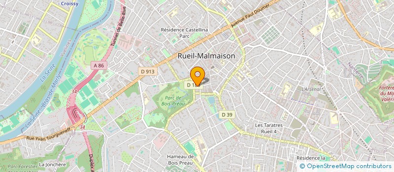 localisation de l'entreprise TURION à RUEIL-MALMAISON