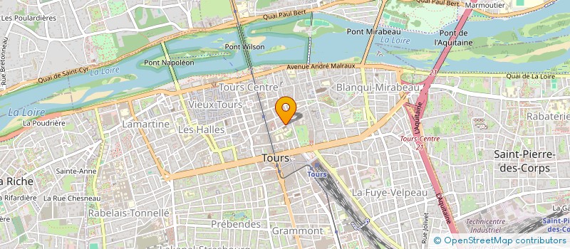 localisation de l'entreprise TURISMO VAL DE LOIRE  TOURS