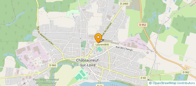 localisation de l'entreprise TURKER  CHATEAUNEUF-SUR-LOIRE