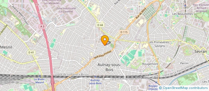 localisation de l'entreprise TURKOM FRANCE à AULNAY-SOUS-BOIS