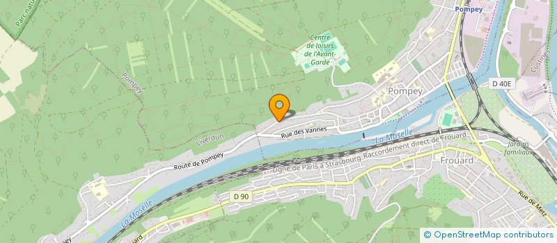 localisation de l'entreprise TURLEMONT  POMPEY