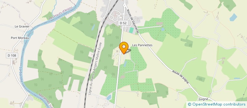 localisation de l'entreprise TURMEAU  MORANNES SUR SARTHE-DAUMERAY