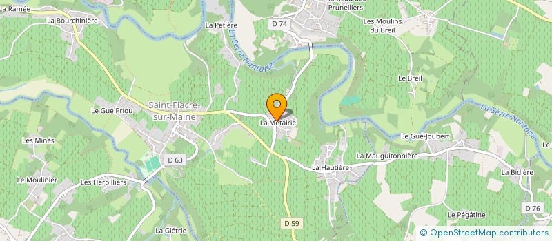 localisation de l'entreprise TURNED ON PRODUCTION  SAINT-FIACRE-SUR-MAINE