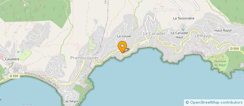 localisation de l'entreprise TURNER ALLAWAY SARAH ET ALLAWAY GRANT à RAYOL-CANADEL-SUR-MER