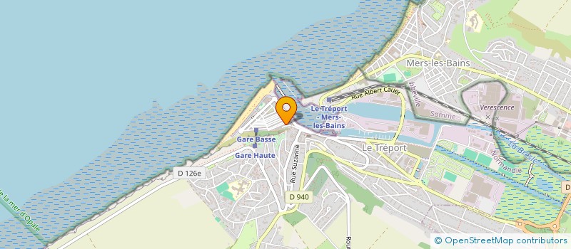 localisation de l'entreprise TURNER ET LES 3 SOEURS  LE TREPORT