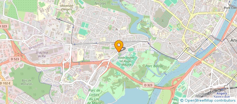 localisation de l'entreprise TURNEYSKILLFORMATION à ANGERS