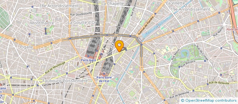 localisation de l'entreprise TURNOVER à PARIS