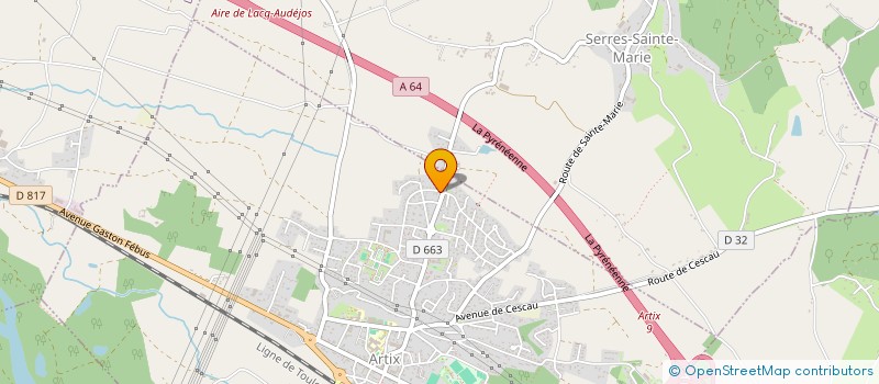 localisation de l'entreprise TURON DET CLOT à ARTIX