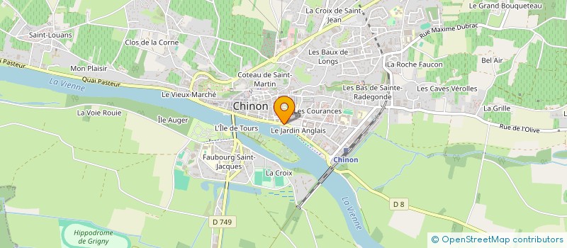 localisation de l'entreprise TURONE IMMOBILIER à CHINON