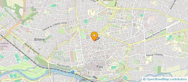 localisation de l'entreprise TURONES à PAU