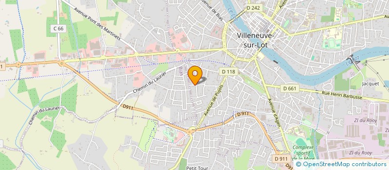 localisation de l'entreprise TURPAIN à VILLENEUVE SUR LOT