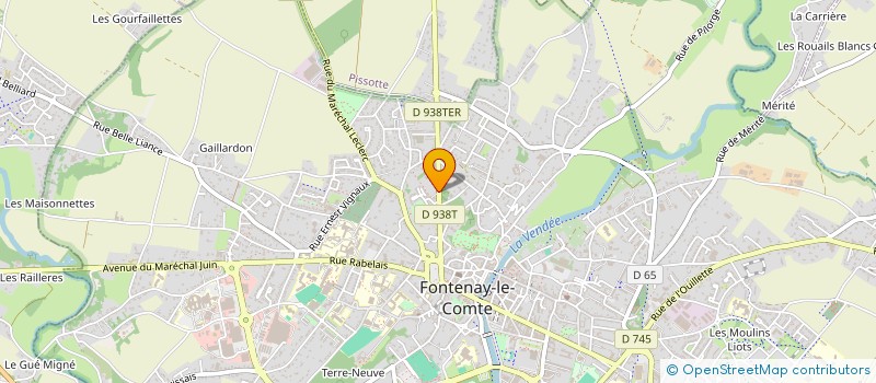 localisation de l'entreprise TURPEAU FORMATION à FONTENAY LE COMTE