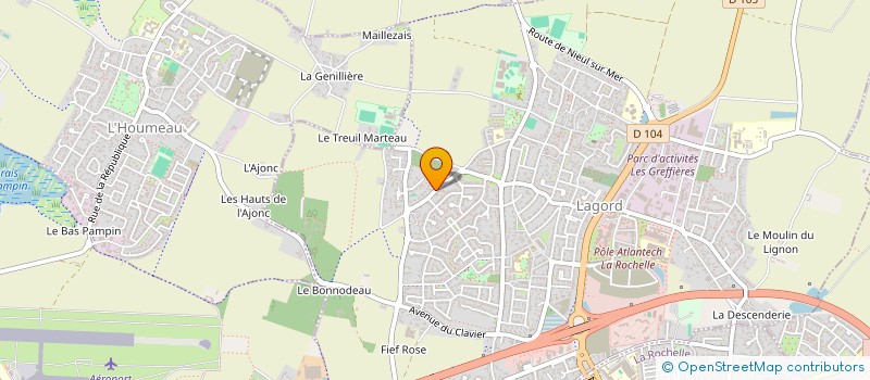 localisation de l'entreprise TURPHISE  LAGORD