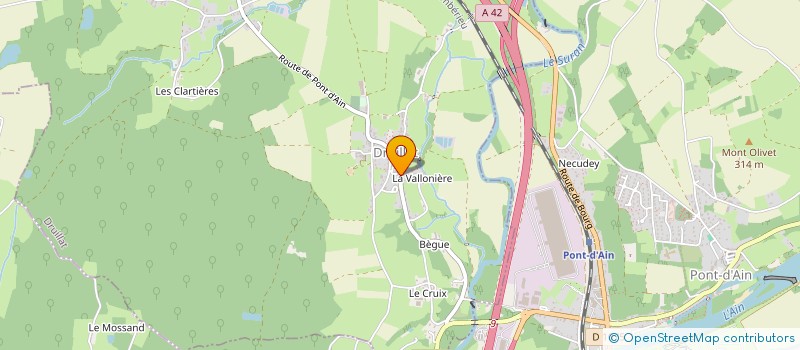 localisation de l'entreprise TURPIE  DRUILLAT