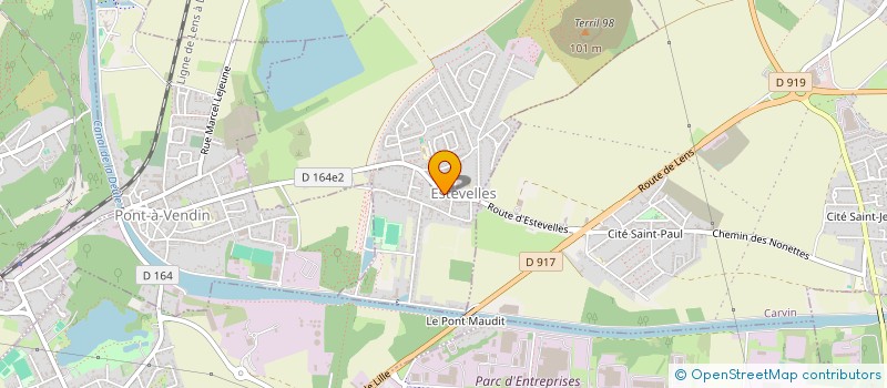 localisation de l'entreprise TURPIN PESAGE à ESTEVELLES