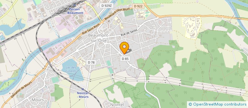 localisation de l'entreprise TURPIN TRANS SERVICES à BEAUMONT-SUR-OISE