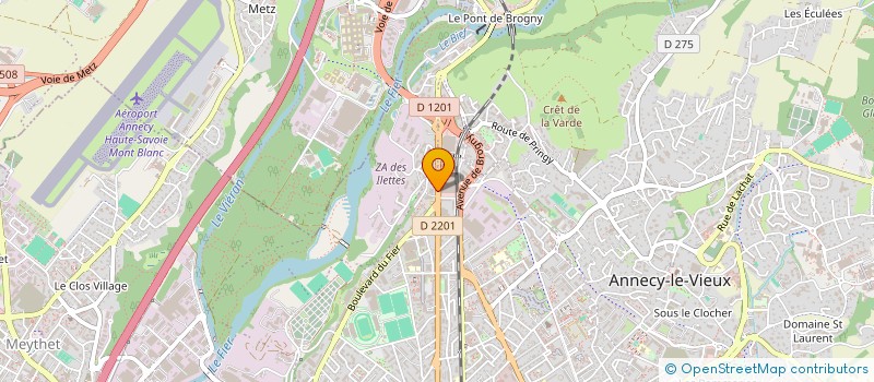 localisation de l'entreprise TURQUOIS DISTRIBUTION  ANNECY