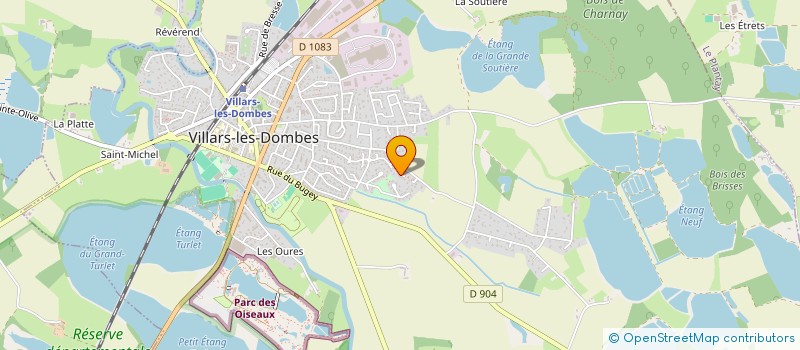 localisation de l'entreprise TURQUOISE à VILLARS-LES-DOMBES