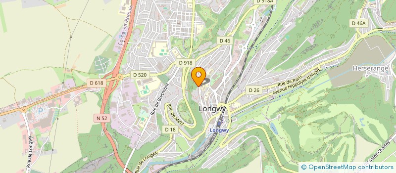 localisation de l'entreprise TURQUOISE à LONGWY