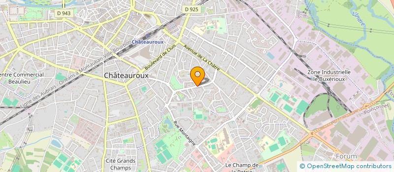 localisation de l'entreprise TURQUOISE à CHATEAUROUX
