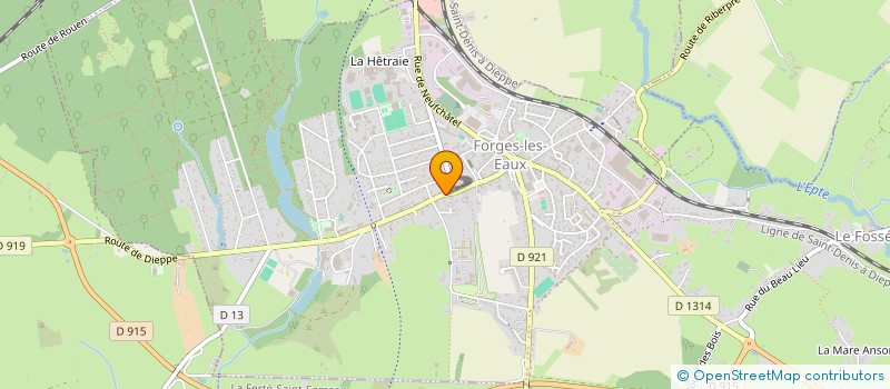 localisation de l'entreprise TURQUOISE 80  FORGES-LES-EAUX