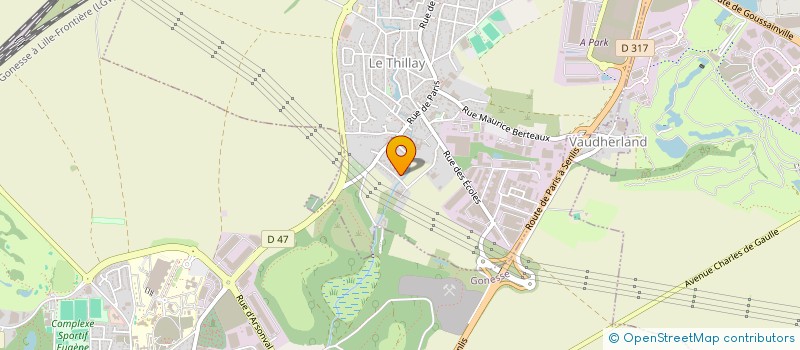 localisation de l'entreprise TURQUOISE  LE THILLAY