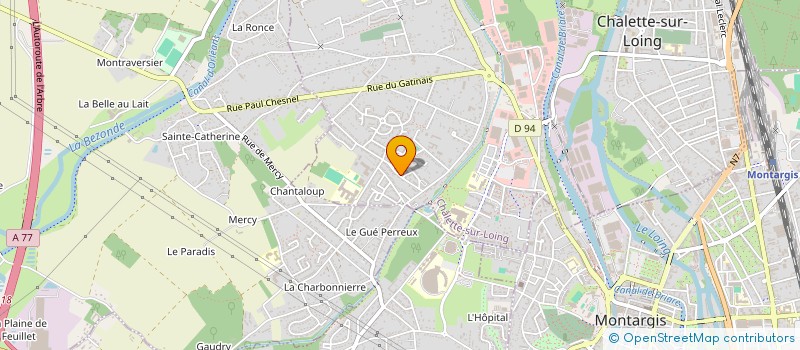 localisation de l'entreprise TURQUOISE à CHALETTE-SUR-LOING