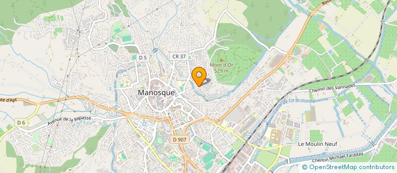 localisation de l'entreprise TURQUOISE  MANOSQUE